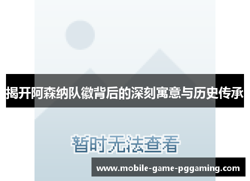 揭开阿森纳队徽背后的深刻寓意与历史传承